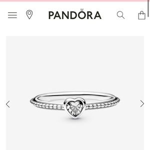 Pandora Heart Ring, size 5